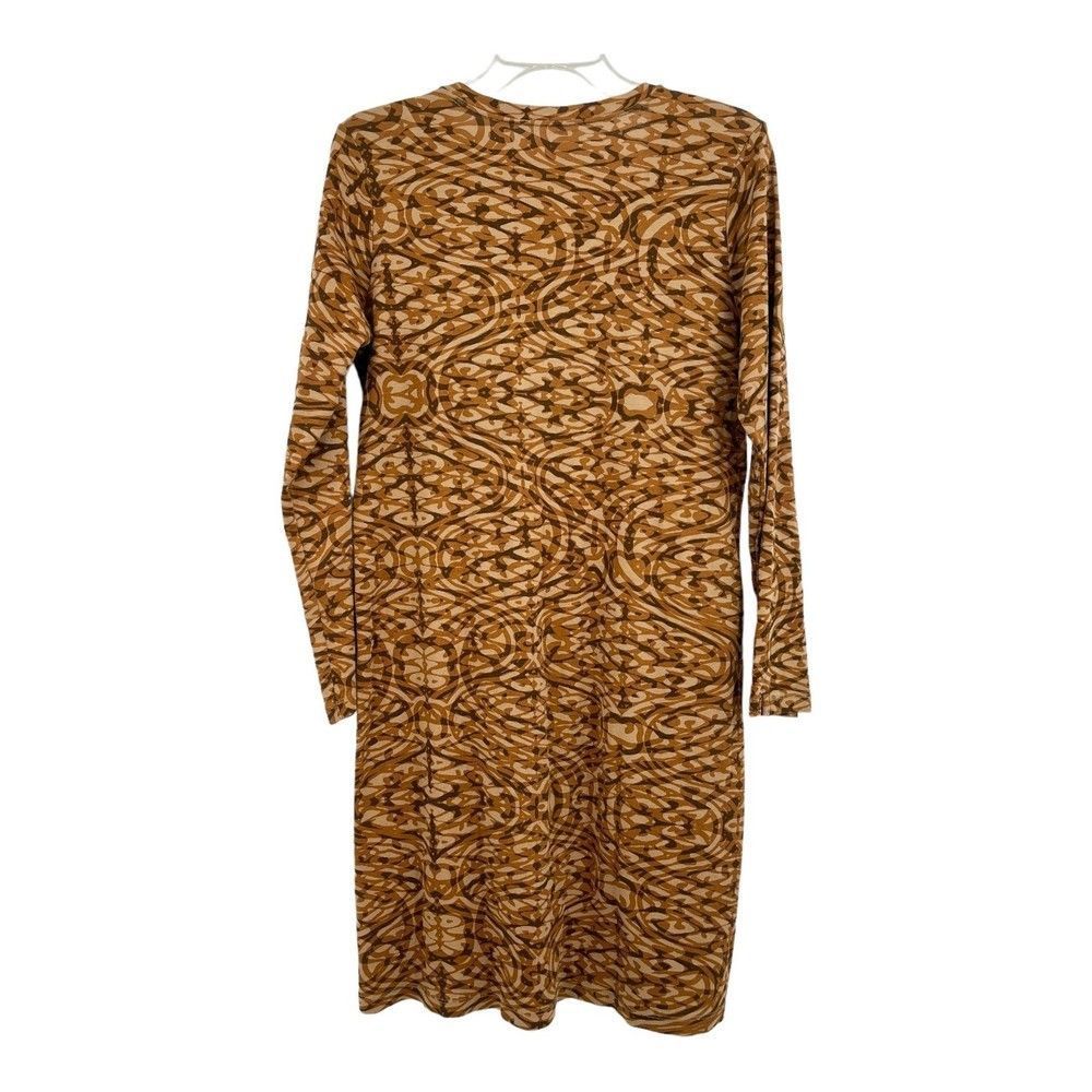The Territory Ahead V-Neck Long Sleeve Cotton Print Dress Womens L - Picture 4 of 9